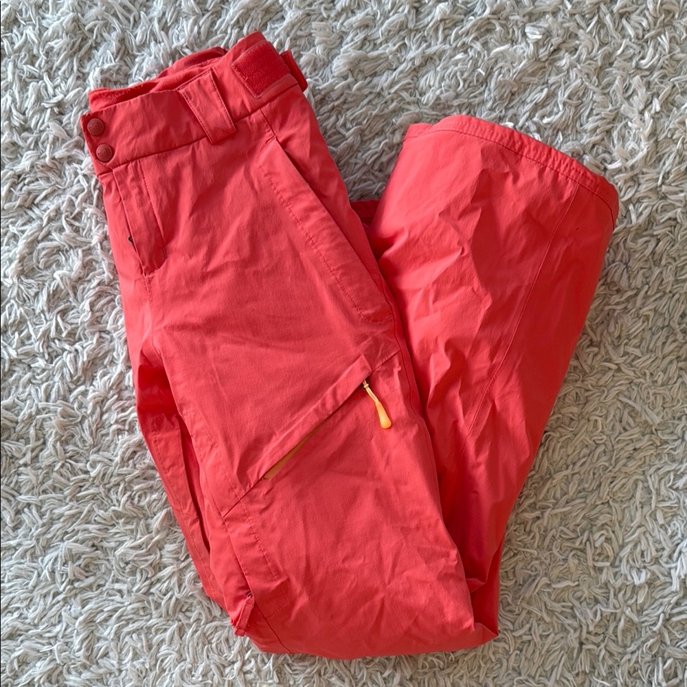 The North Face Orange HyVent Snow Pants